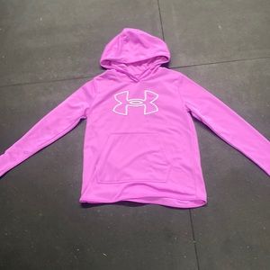 Purple under armor hoodie!!